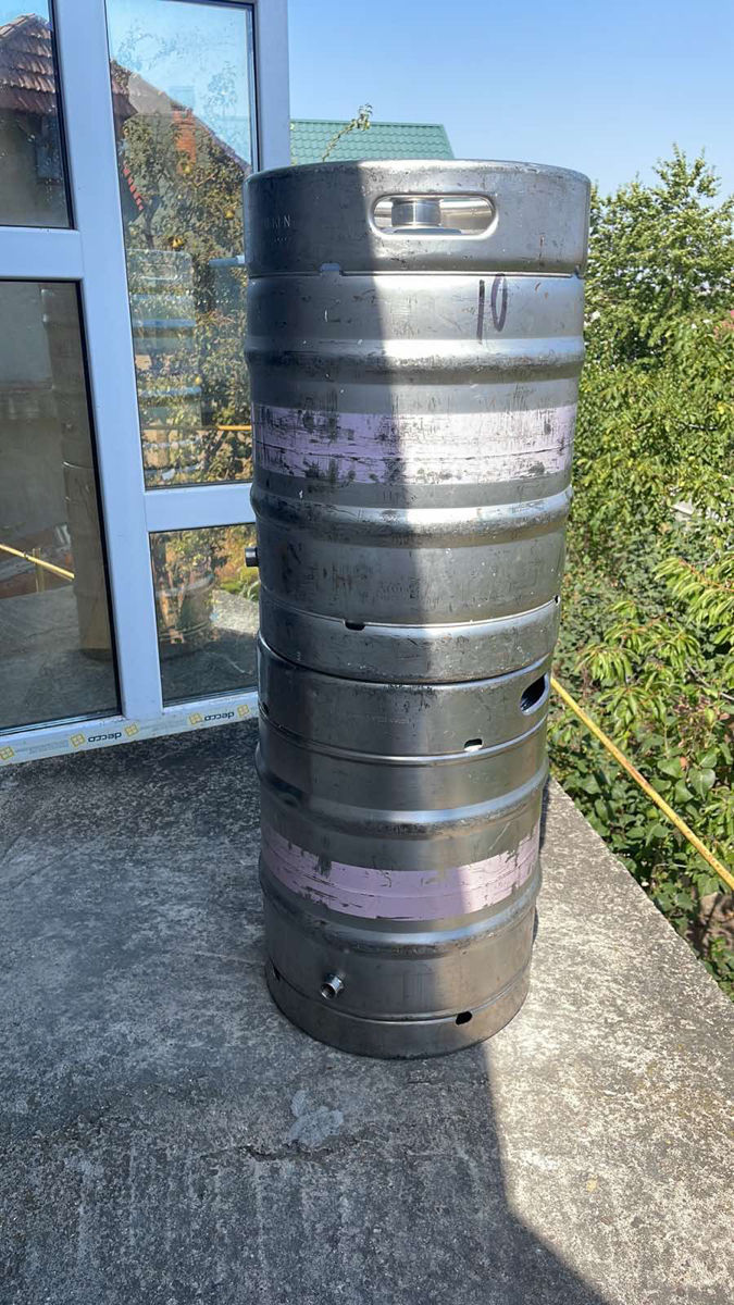 Butoi inox  (keg )25,30,50,90L,100L ideal pentru orice lichide alimentare фото 9