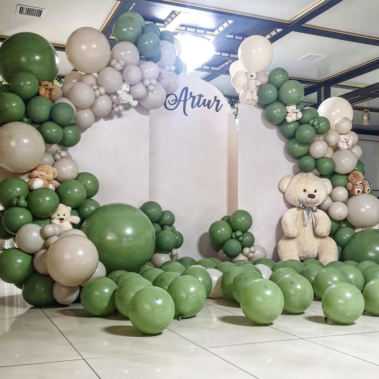 Decor cu baloane heliu balti decoratiuni fotopanou оформление шарами бельцы шары с гелием фотопанно foto 4
