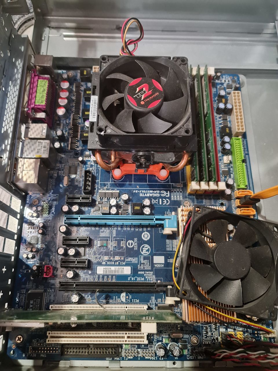 Gigabyte ga m57sli s4 подключение