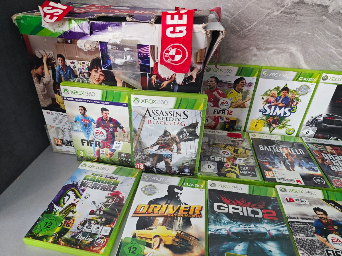 Xbox 360 kinekt + casti(jokuri stare ideala foto 3