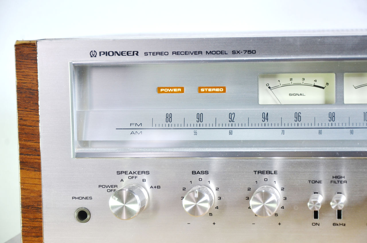 Pioneer SX-750 AM/FM Stereo Receiver (1976-78) Топовый мощный фото 3