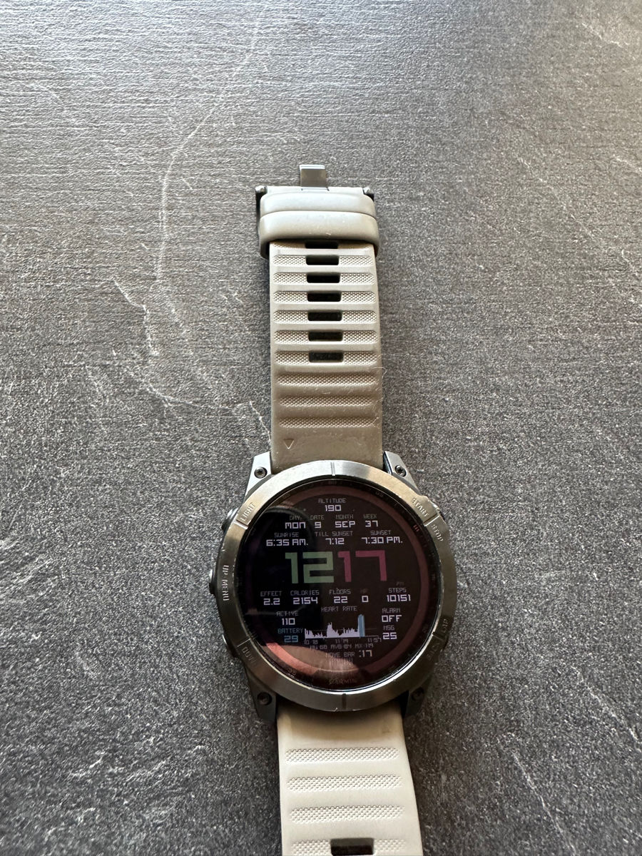 Garmin Fenix 7X Sappire Solar foto 5