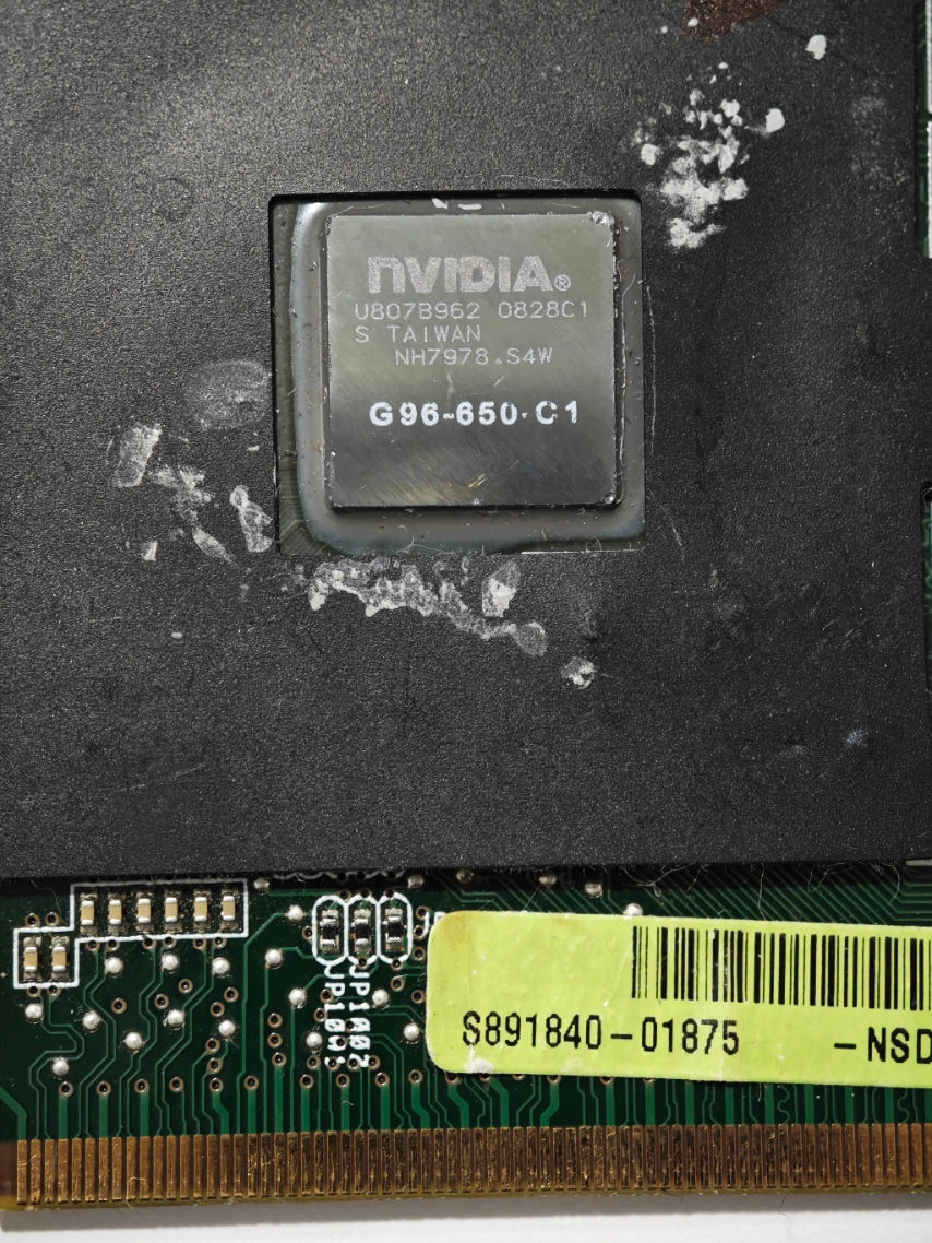 Nvidia Geforce 9600M GT / Nvidia 9650M GT foto 3