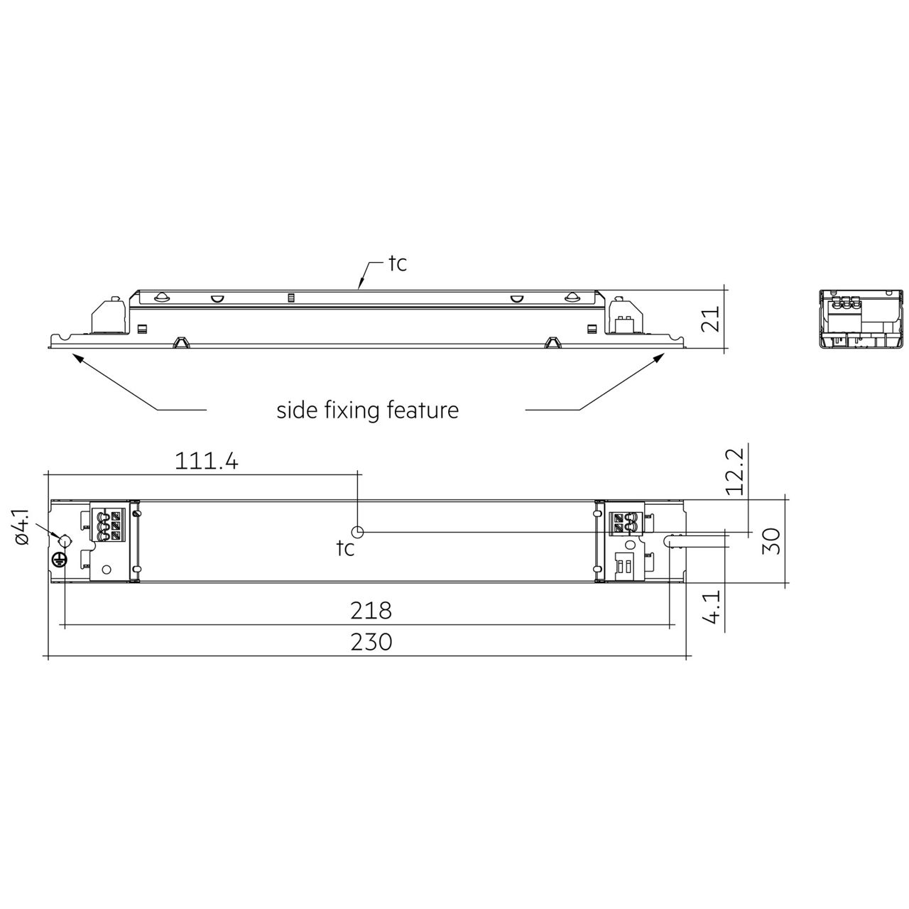 Set de iluminat ultra-luminos din trei module 7200 lm 6500k lle 20x560 mm 865 hv snc3 tridonic (aust foto 4