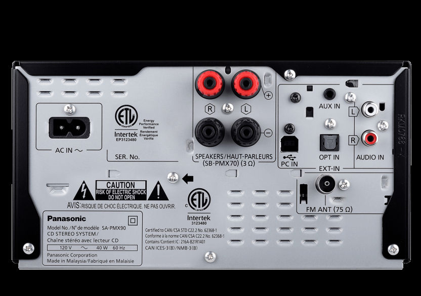 Hi-Fi микросистема Panasonic SC-PMX90EG-K.