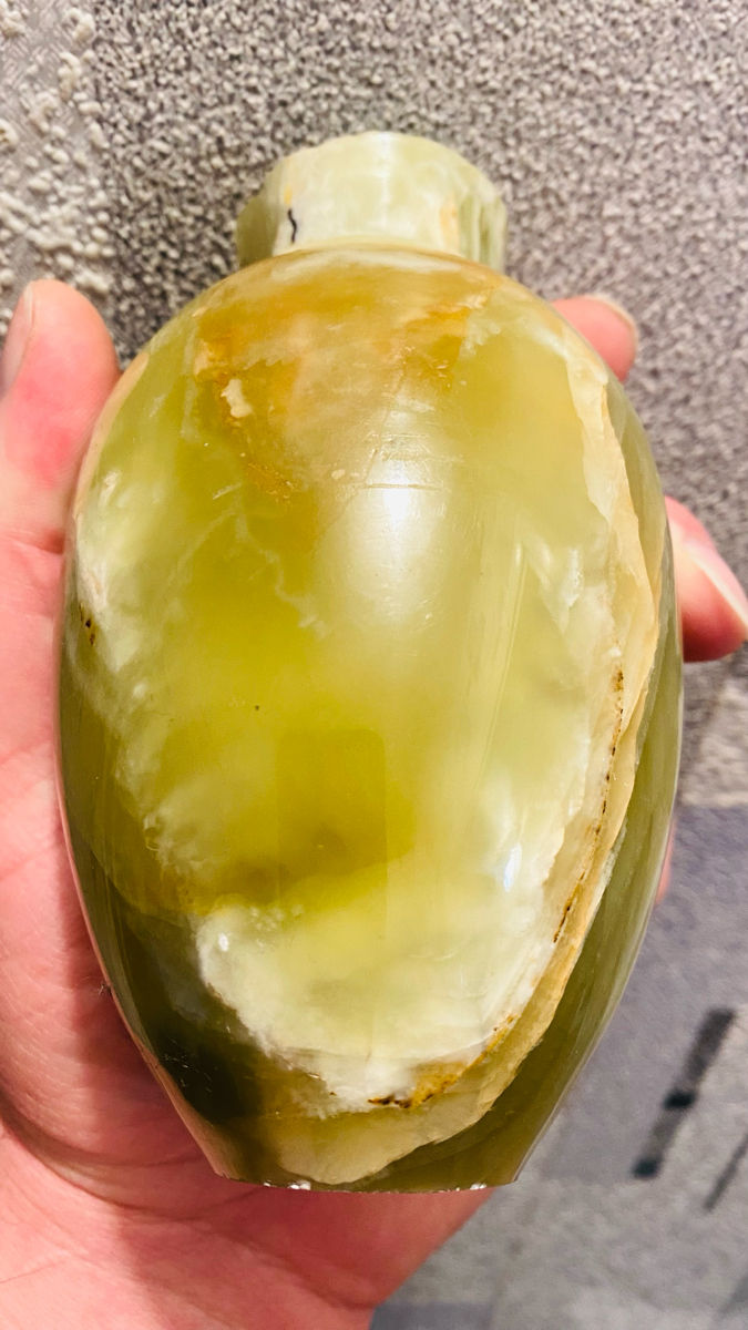 Vaza de piatra de Onix foto 3