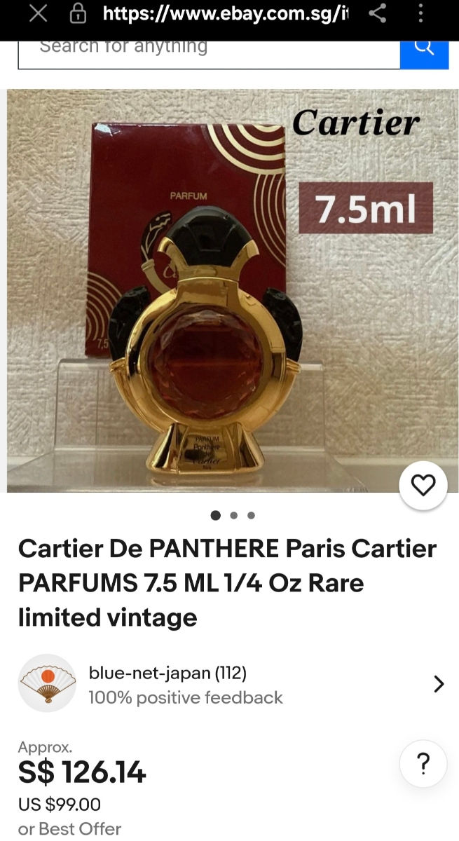 Cartier Panthère Parfum original foto 6