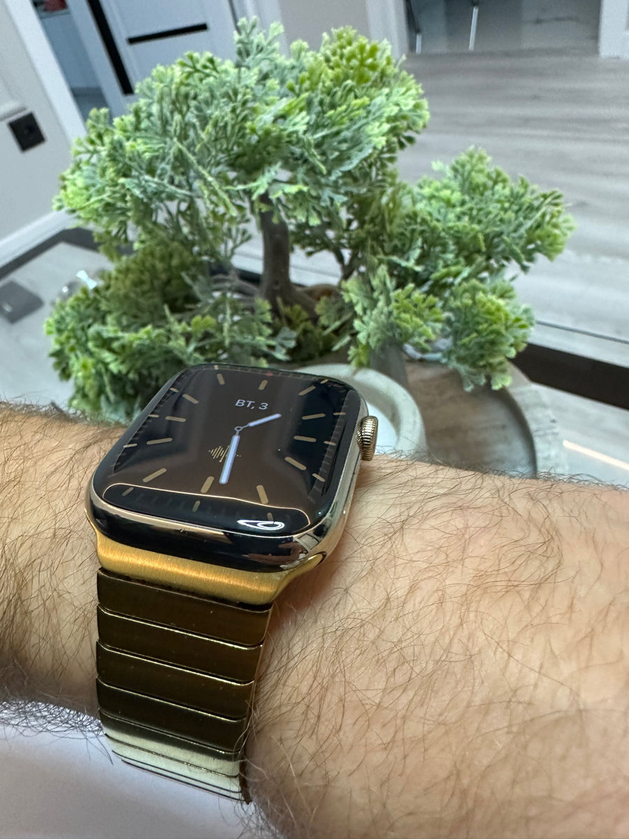 Apple Watch Series 7 Gold 45mm (GPS + Cellular) 32Gb foto 3
