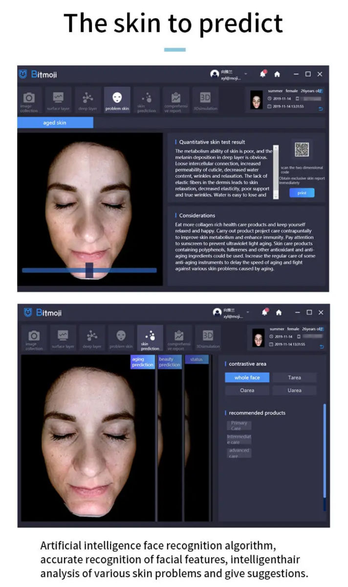 Анализатор 3D кожи лица Skin Analysis System  фото 7