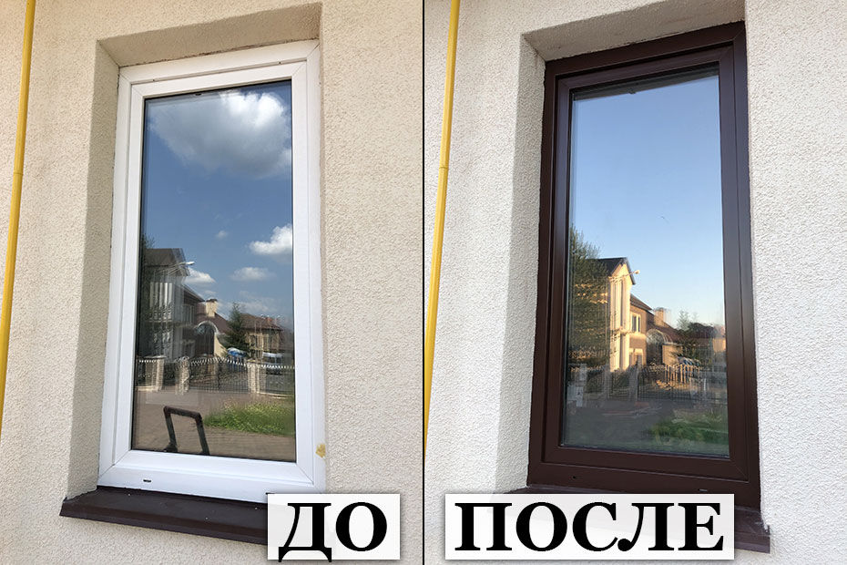 Покраска  ПВХ окон, дверей, подоконников ! Гарантия ! фото 5