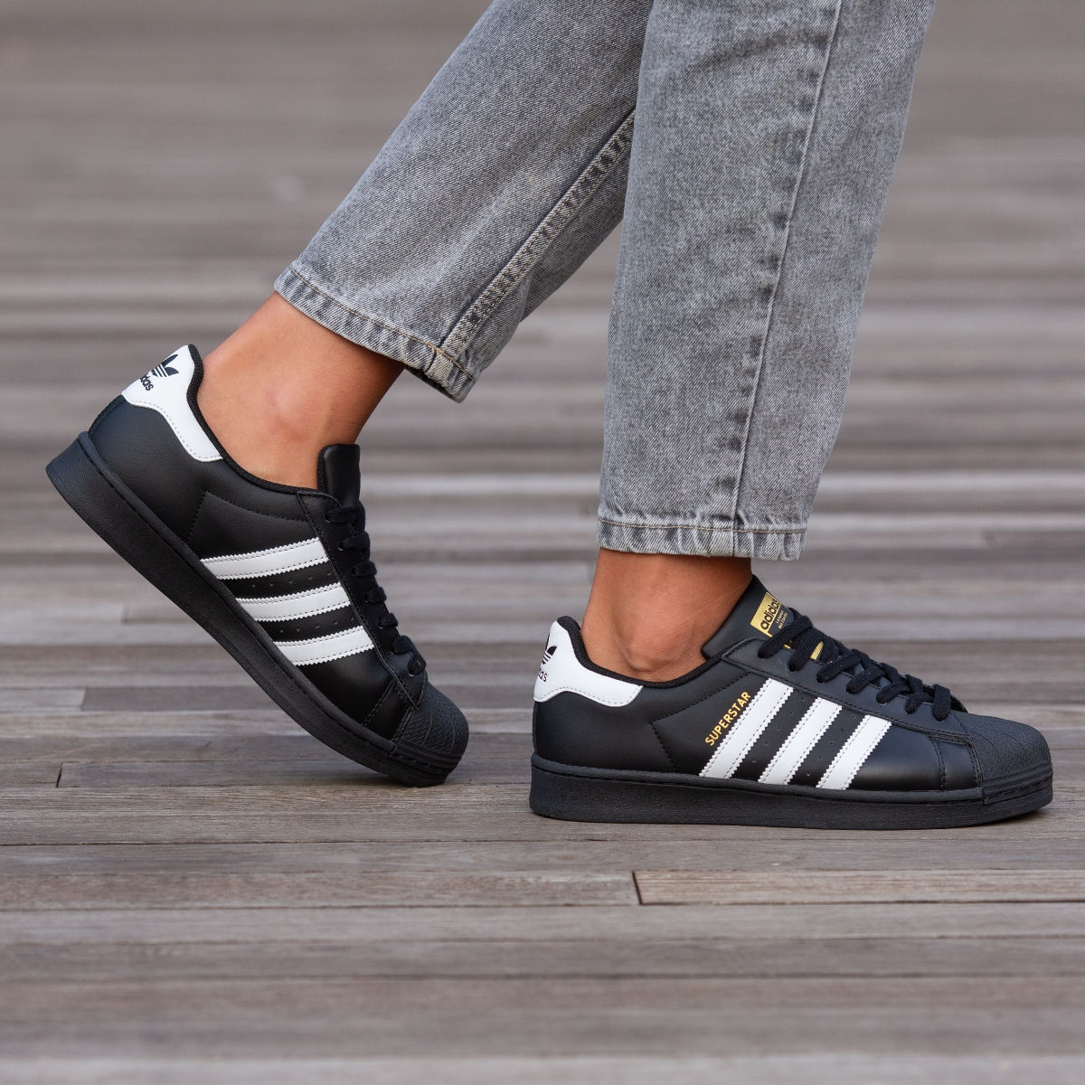 Adidas Superstar Black Unisex foto 8
