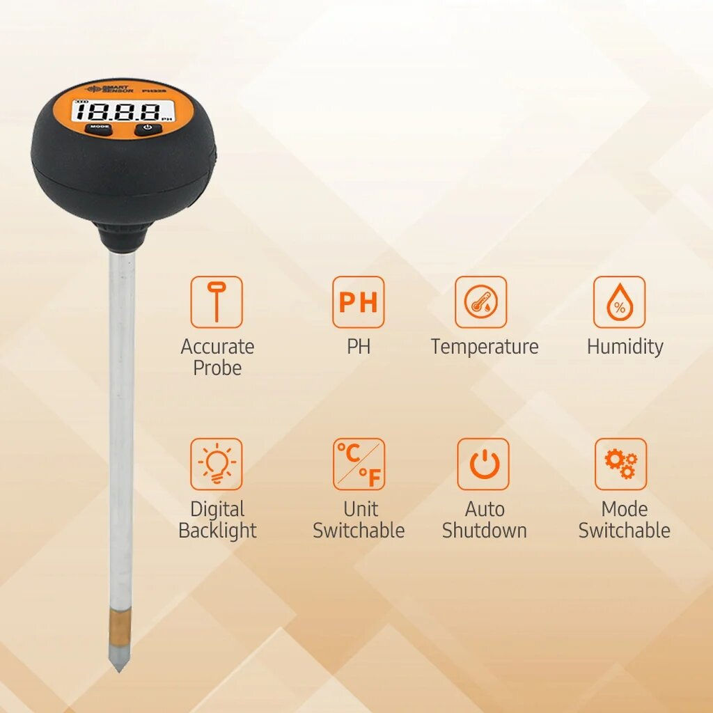 Analizator sol ph metru sol Анализатор почвы ph-метр почвы foto 12