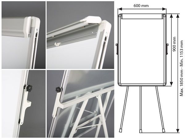 Флипчарт (flipchart), мольберт, штатив тренога, магнитная доска. фото 4