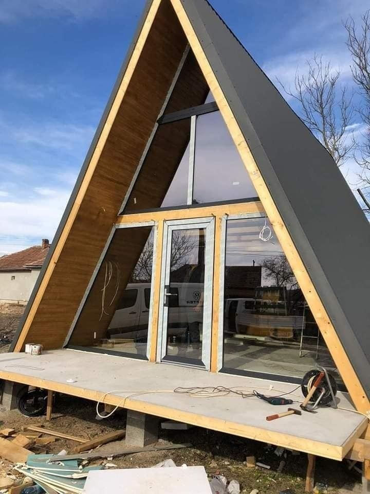 Case Modulare locuibile pe structura metalica și panou sandwich foto 8