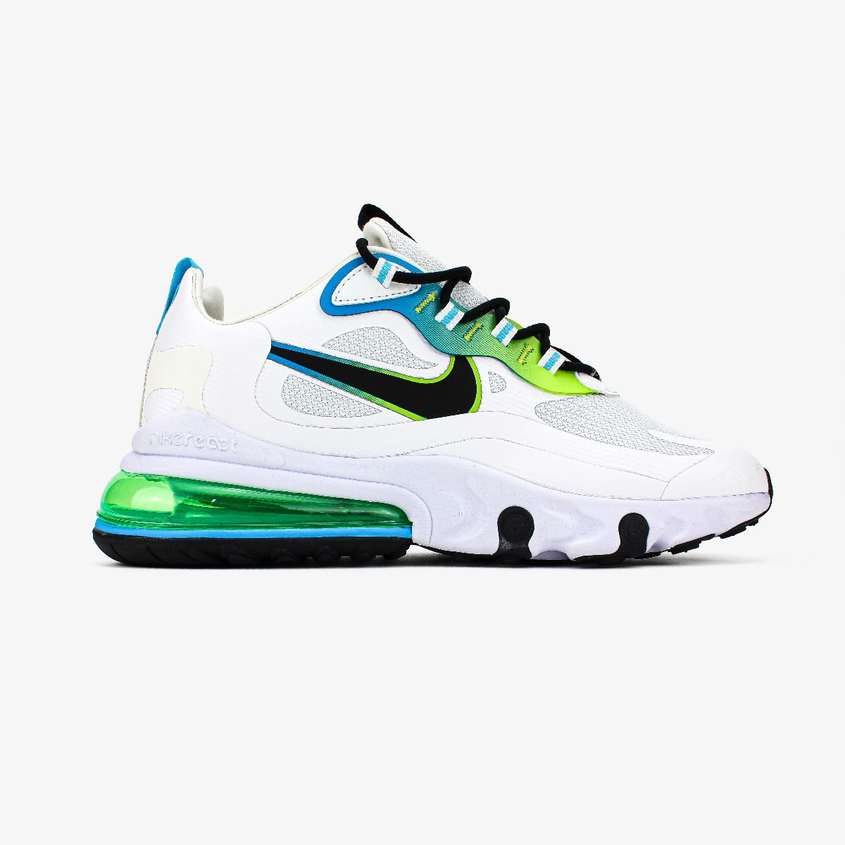 Nike Air Max 270 React White/Green фото 6