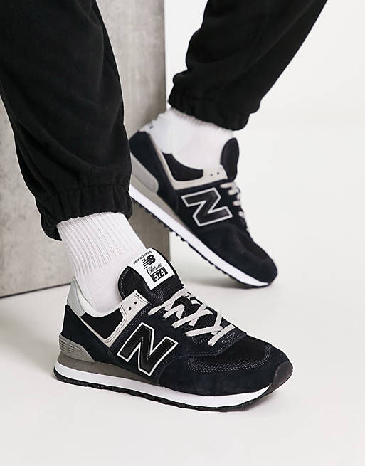 New balance 574 black white sunt pe loc marimi 41 42 43 44 45 46