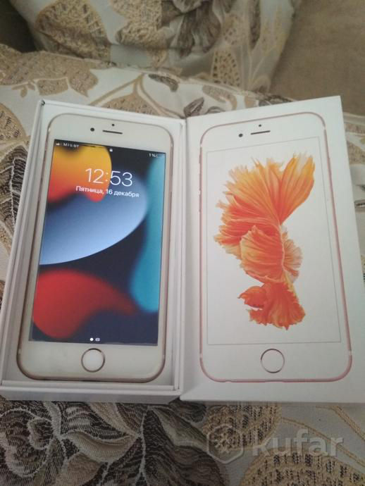 Оригинальный iPhone 6s .каробка. документы. 32г. +новый чехол 75 евро