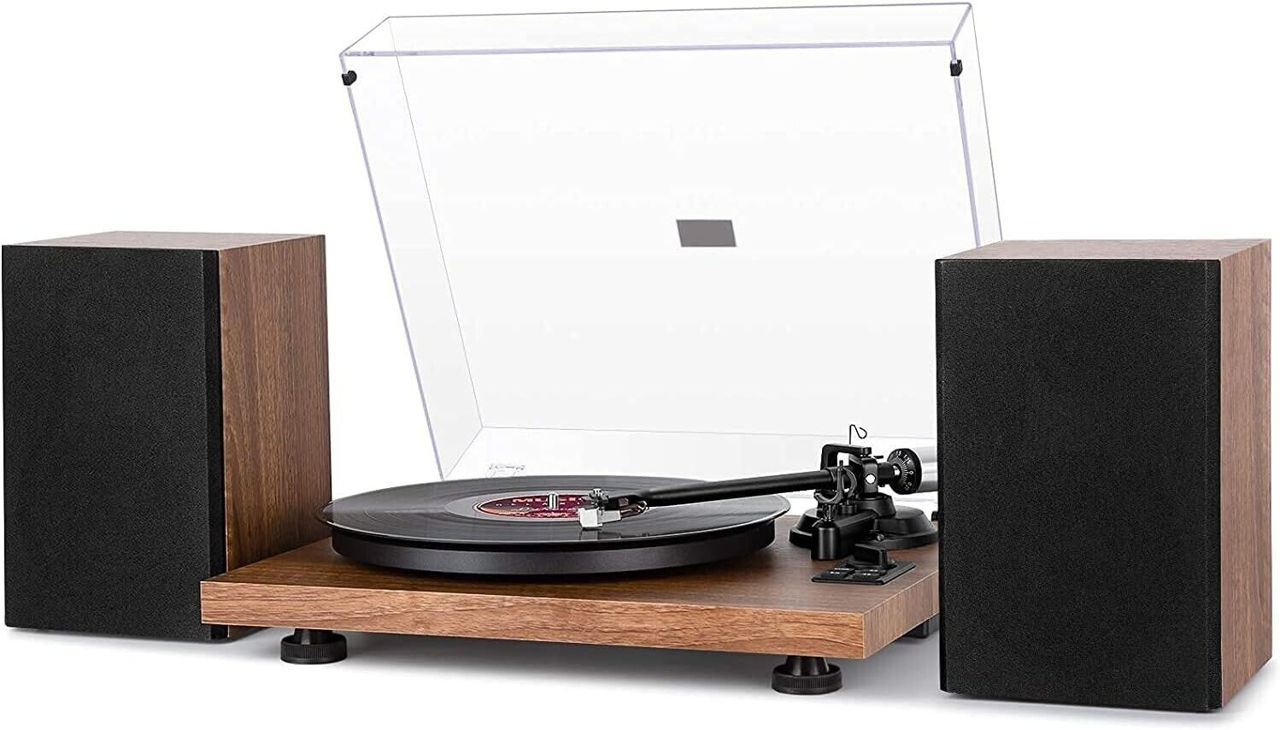 1 By One Turntable Speakers Stereo Bluetooth  Новый в коробке фото 0