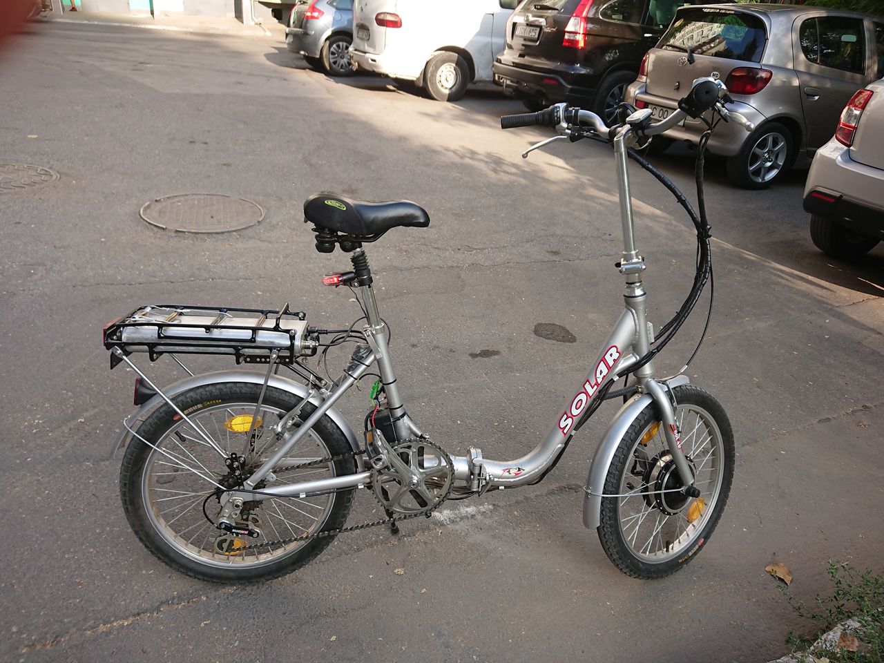 Электровелосипед складной