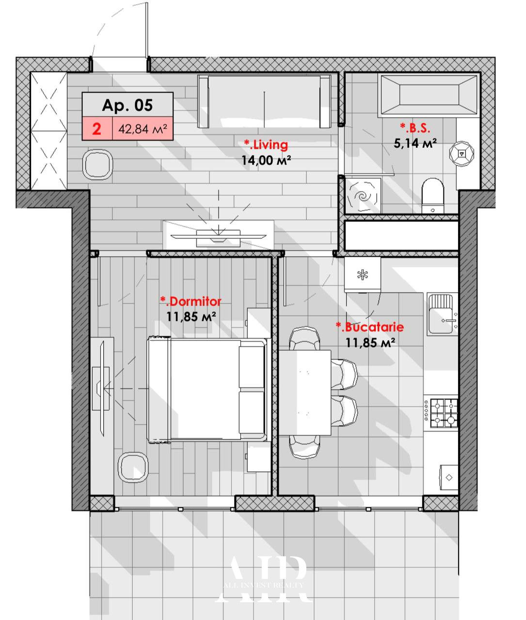 Apartament cu 1 cameră, 45 m², Râșcani, Chișinău foto 0