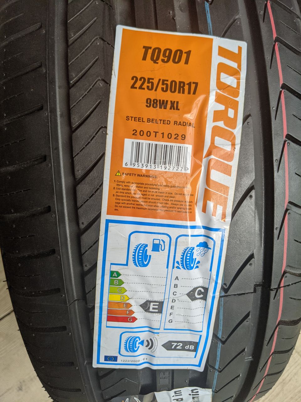225/50 R17 Torque летние шины!