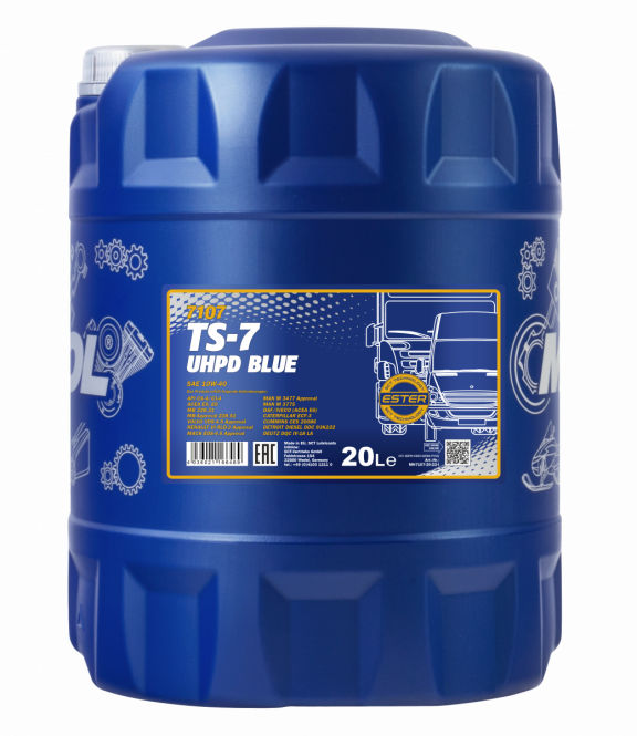 Ulei camioane MANNOL 7107 TS-7 UHPD 10W-40 Blue 20 L foto 0