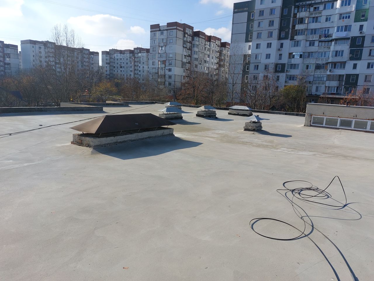 Reparația acoperișului plat cu membrane bituminoase foto 4