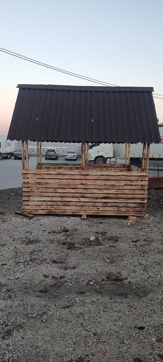 Reduceri - Foișor din lemn pentru grătar la 8 -12 persoane. Беседка барбекю в сборе Скидка !!! foto 10