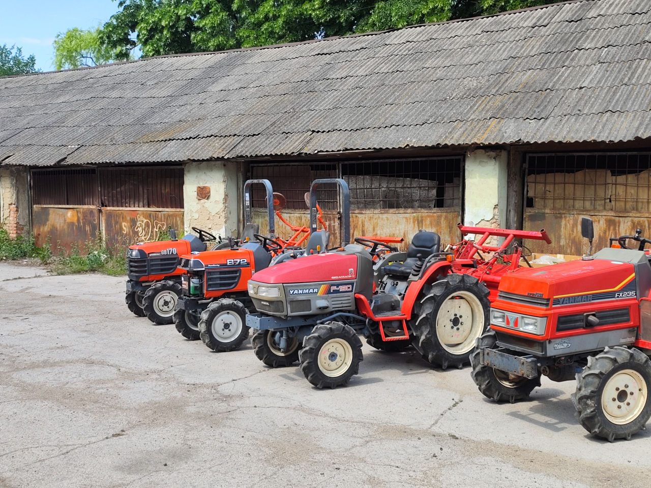 Tractor japonez - Yanmar AF 222s+freza+încărcător acte+transport foto 7