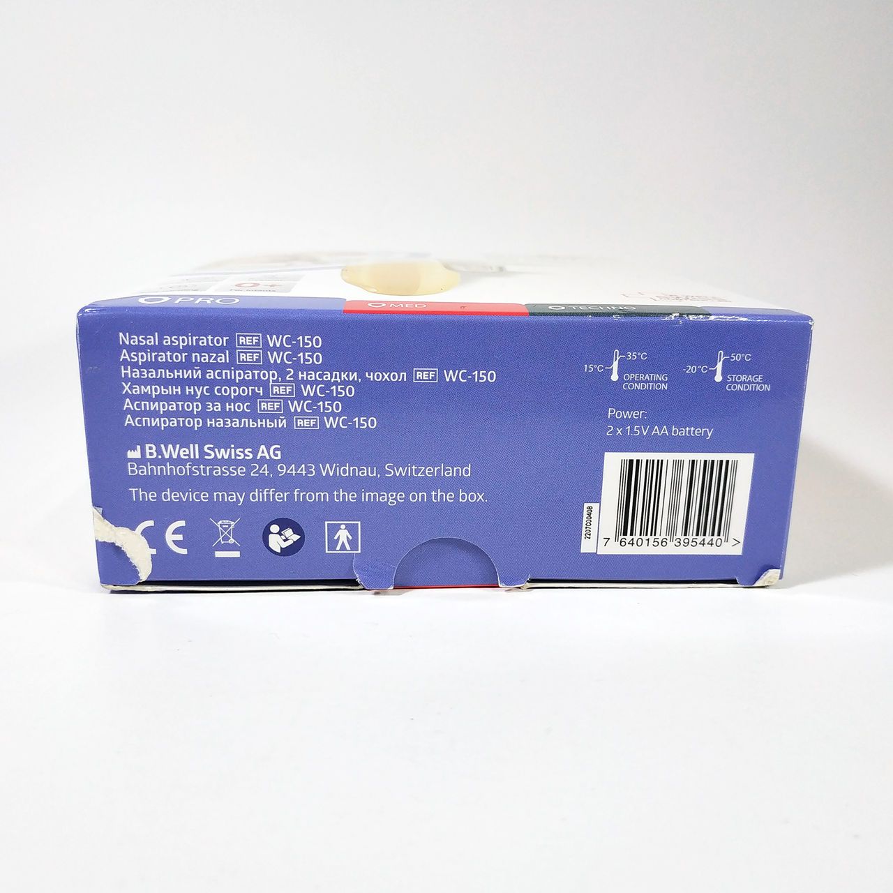 Nazal Aspirator WS-150. Dispozitiv pentru îndepărtarea mucusului din nas. B. Ei bine, Swess AG foto 9