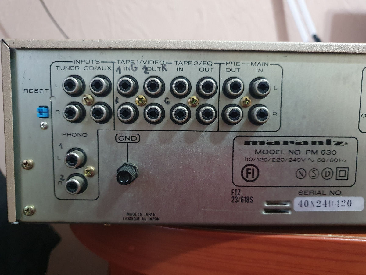 Vând  Amplificator Marantz Pm 630 foto 7