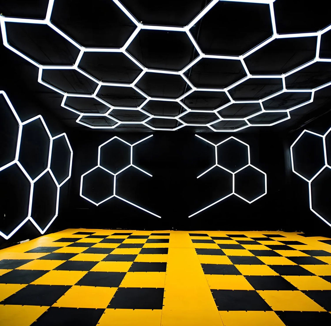 Hexagon led lights / / Lumină modularăFour Lumens foto 0