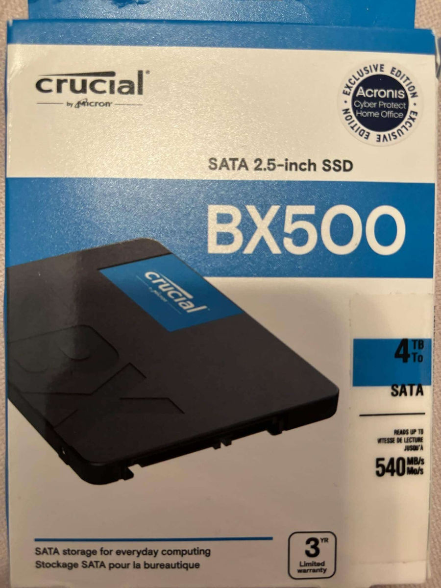 Crucial BX500 4TB foto 0