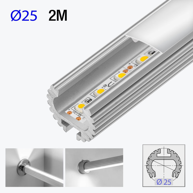 Profil din aluminiu pentru bandă LED incastrat rigips în Moldova, panlight, profil LED incastrat foto 12