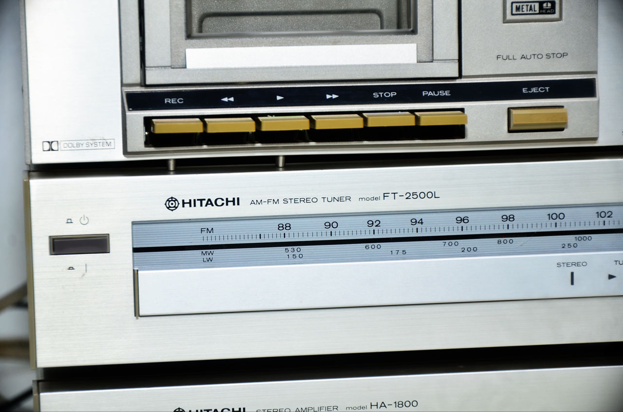 Hi-Fi Hitachi HA-1800 / FT-2500L / D-E10 Винтажная стойка Made in Japan фото 3