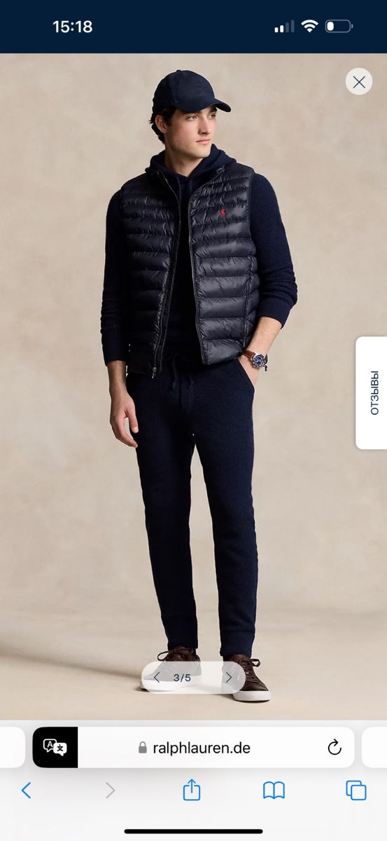 Мужской жилет Ralph Lauren. Размер L. Новый. Сто процентов оригинал !! foto 3