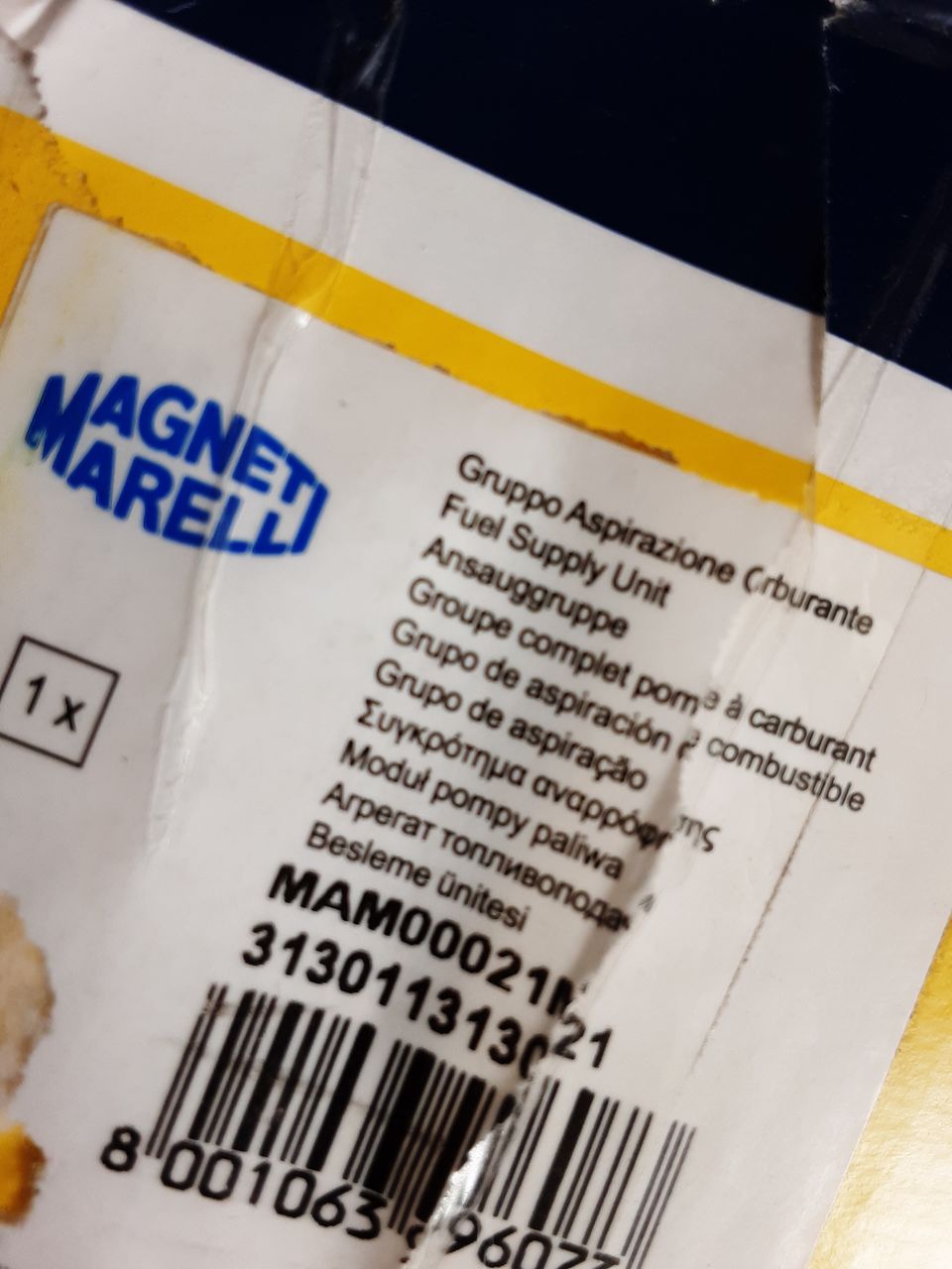 Модуль топливного насоса Magneti Marelli.  Новый в упаковки. foto 3