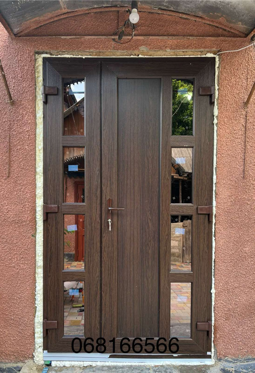 Uși de exterior si de Interior termopan. Ferestre termopan. Окна и двери ПВХ. foto 4