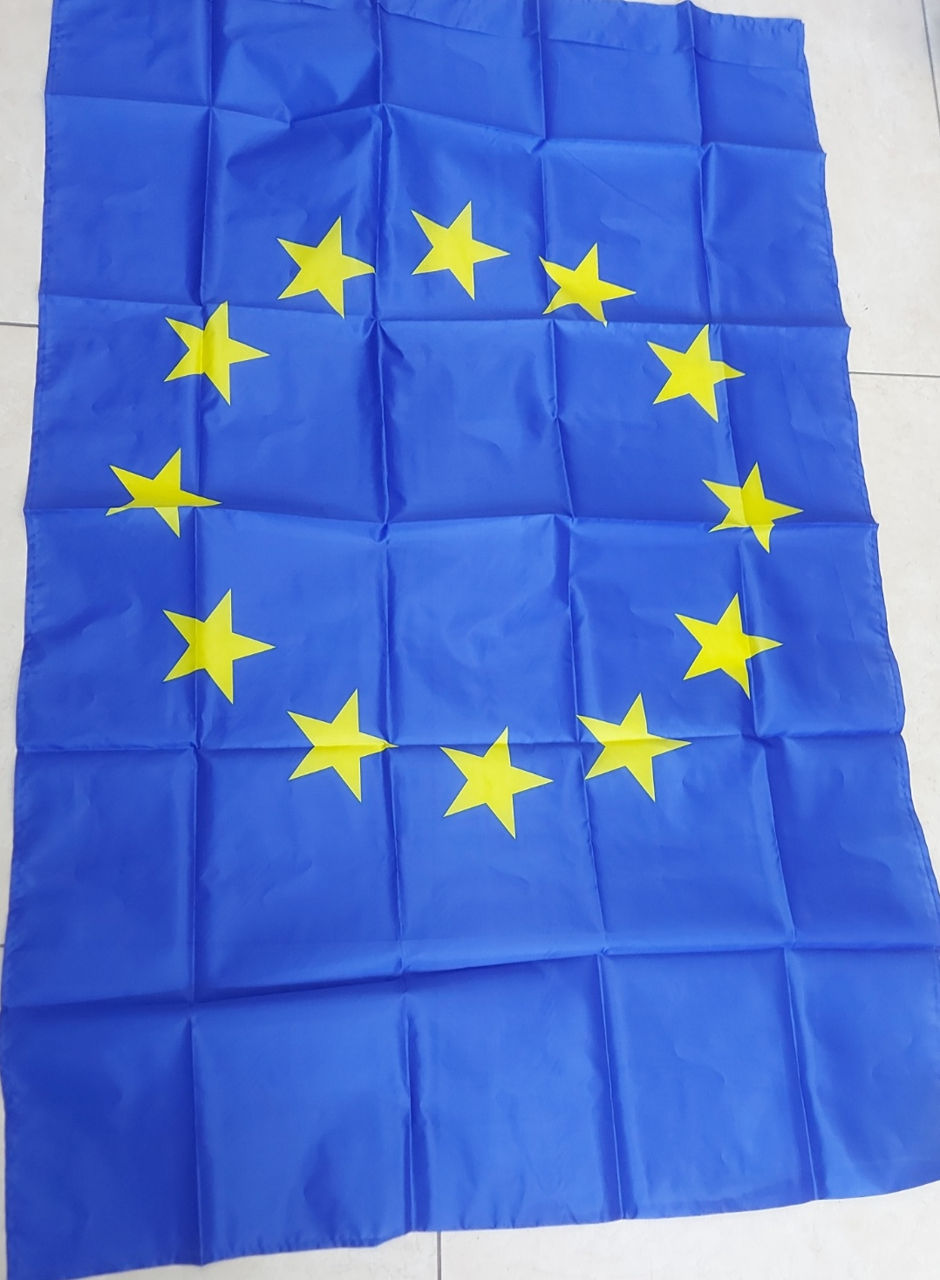 Флаг республики Молдова и флаг EU foto 4