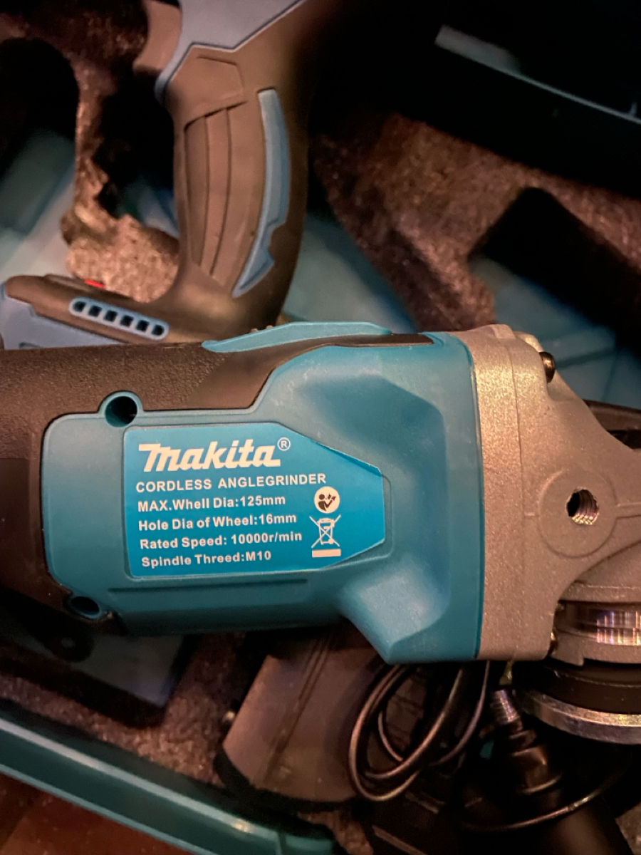 Болгарка + шуруповерт Makita foto 3