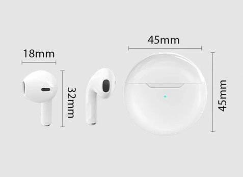Căști noi AirPods Pro 6 - design ergonomic, sunet clar cu bas echilibrat                             foto 3