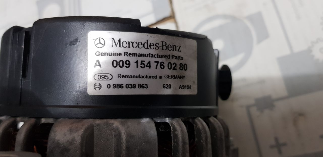 Генератор Мерседес SLK R170, Alternator Bosch , Generator Mercedes slk r 170. NOU. A 009154760280 foto 3