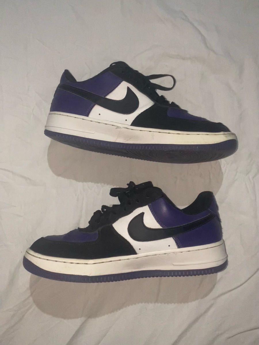 Nike Air Force 1 Low Black Purple foto 0