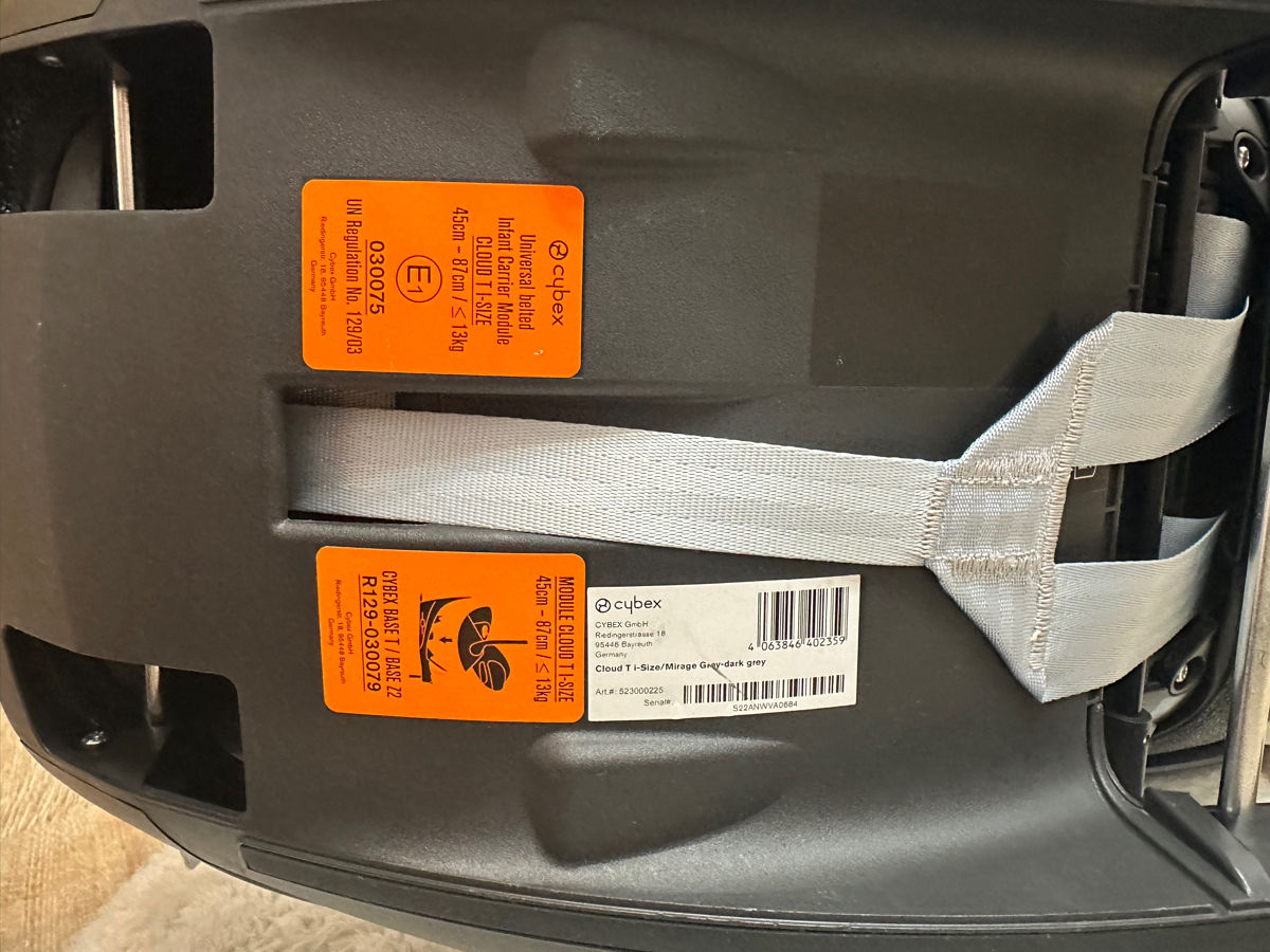 Scoică auto Cybex Cloud T i-Size - Culoare Mirage Grey foto 5