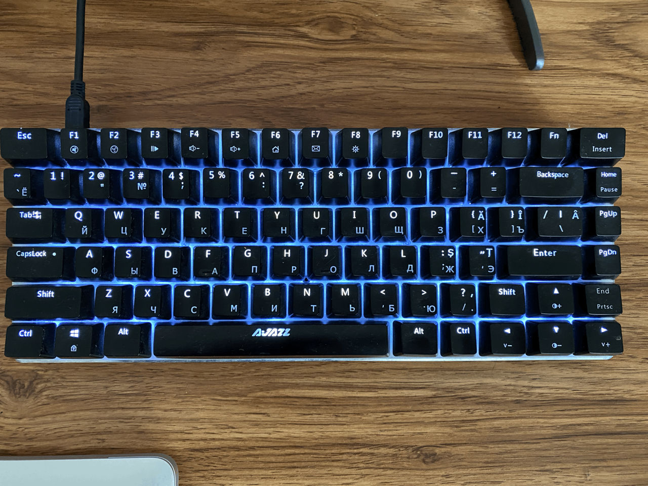 Механическая клавиатура Ajazz RGB AK33 82 с русской раскладкой