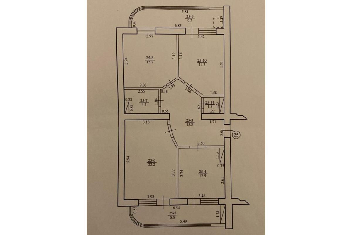 Apartament cu 3 camere, 104 m², Râșcani, Chișinău foto 19