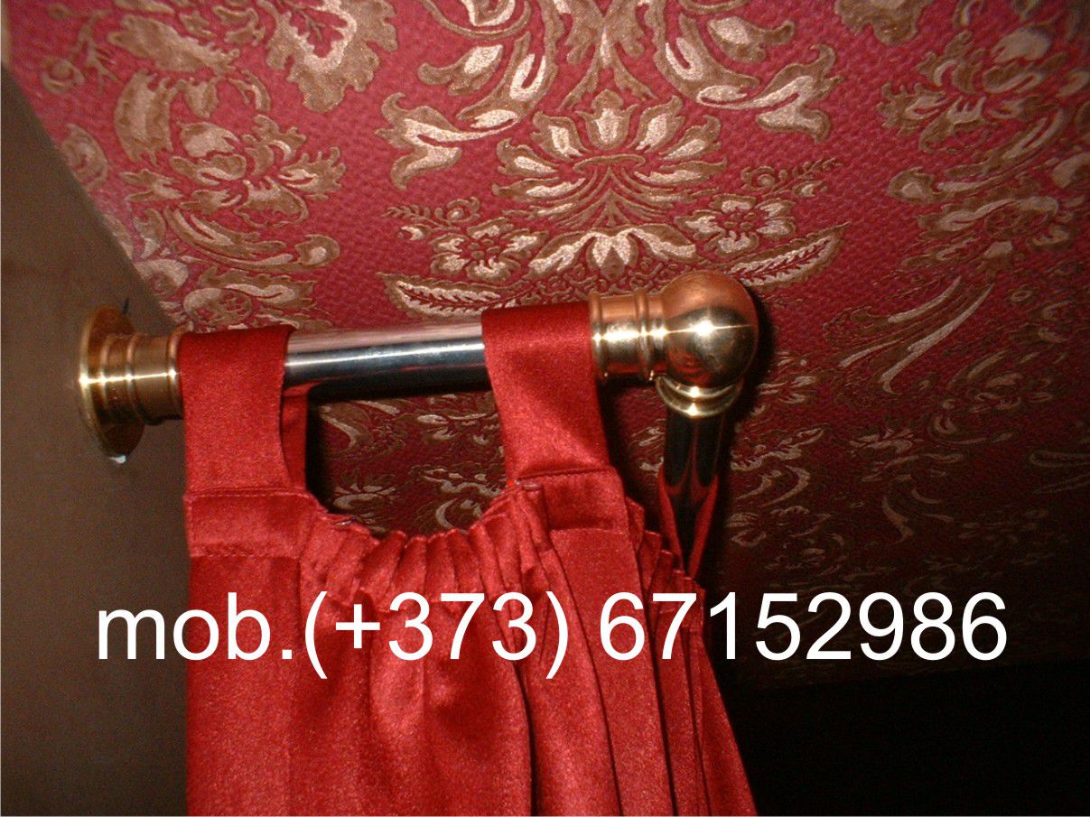 Труба для шторки душа и ванной / Bara perdea dus din Inox.