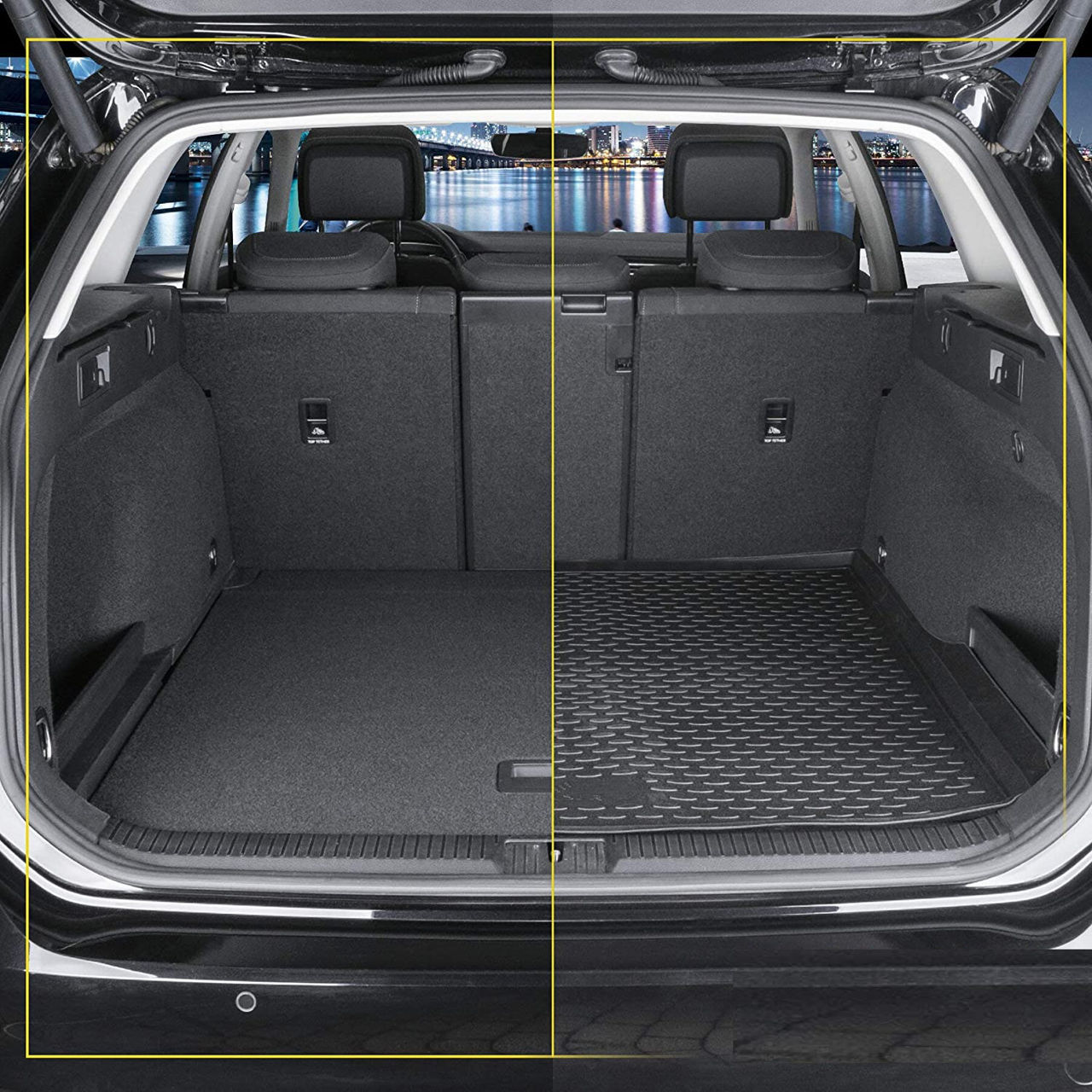 Renault Espace 5, 2015-2021. Covoras pentru portbagaj. foto 2