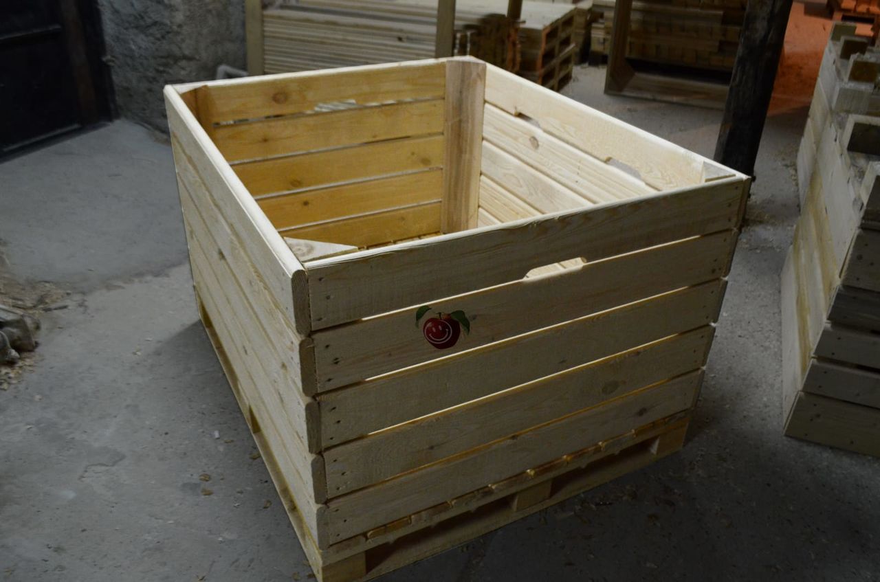 Containere din lemn pentru fructe si legume / Контейнеры деревянные для ...