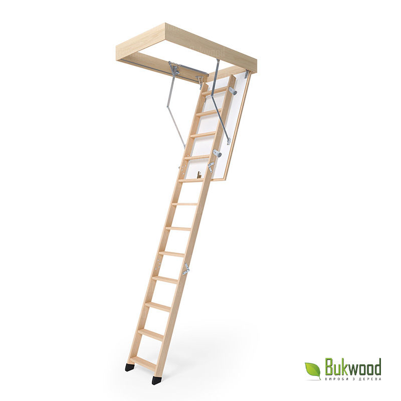 Лестницы чердачные ECO+ Standart, H-2.8m, 60, 70, 80, 90 - низкая цена, доставка, кредит !!! фото 2